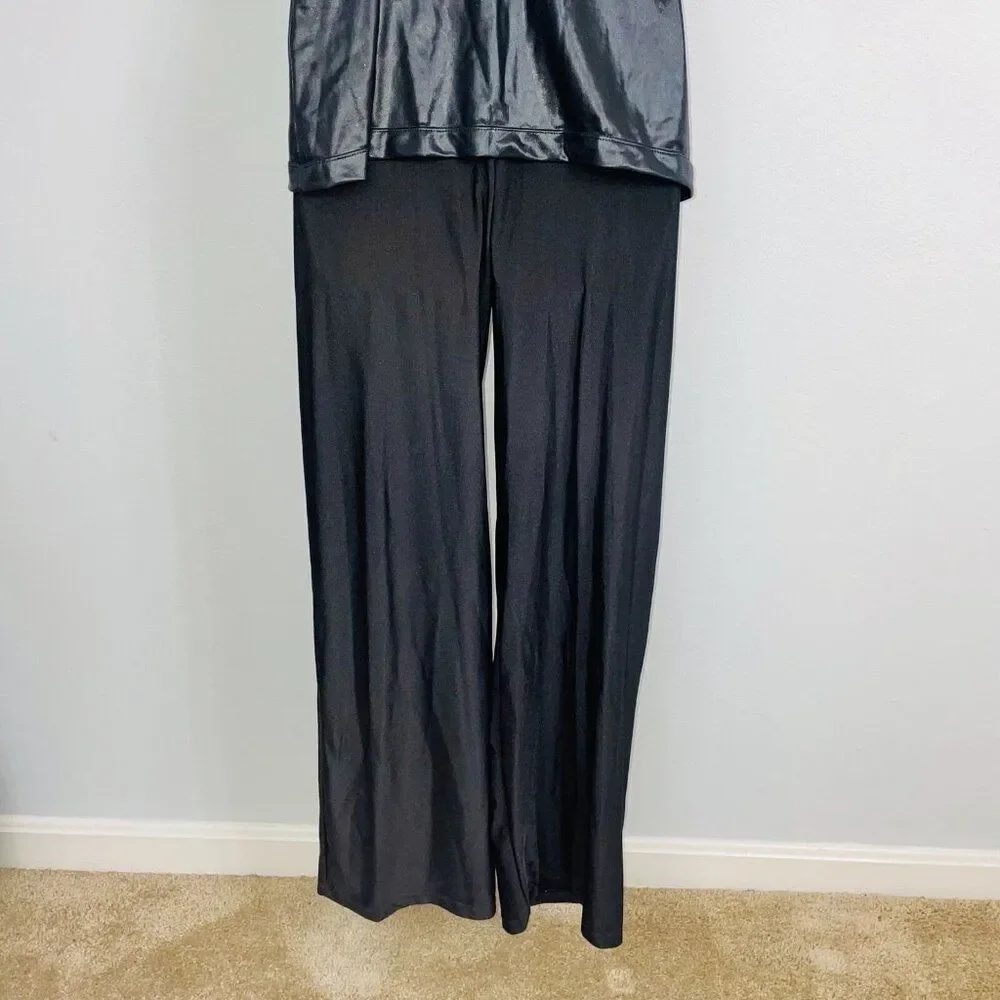Revolution Dancewear 0417 Womens M Dance Black One Piece Competition Theatre